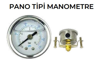 PANO TİPİ MANOMETRE