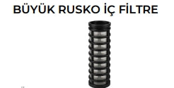 su arıtma sistemleri rusko iç filtresi